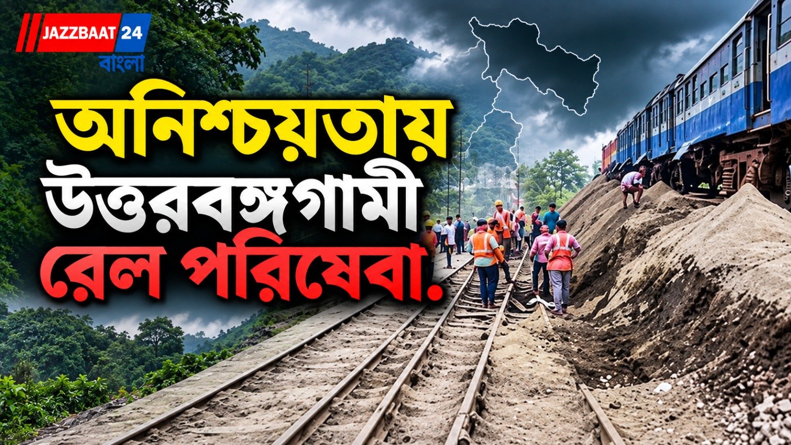 নিউ ফারাক্কায় দ্বিতীয় দফার ধস, বাতিল উত্তরবঙ্গের একাধিক ট্রেন!