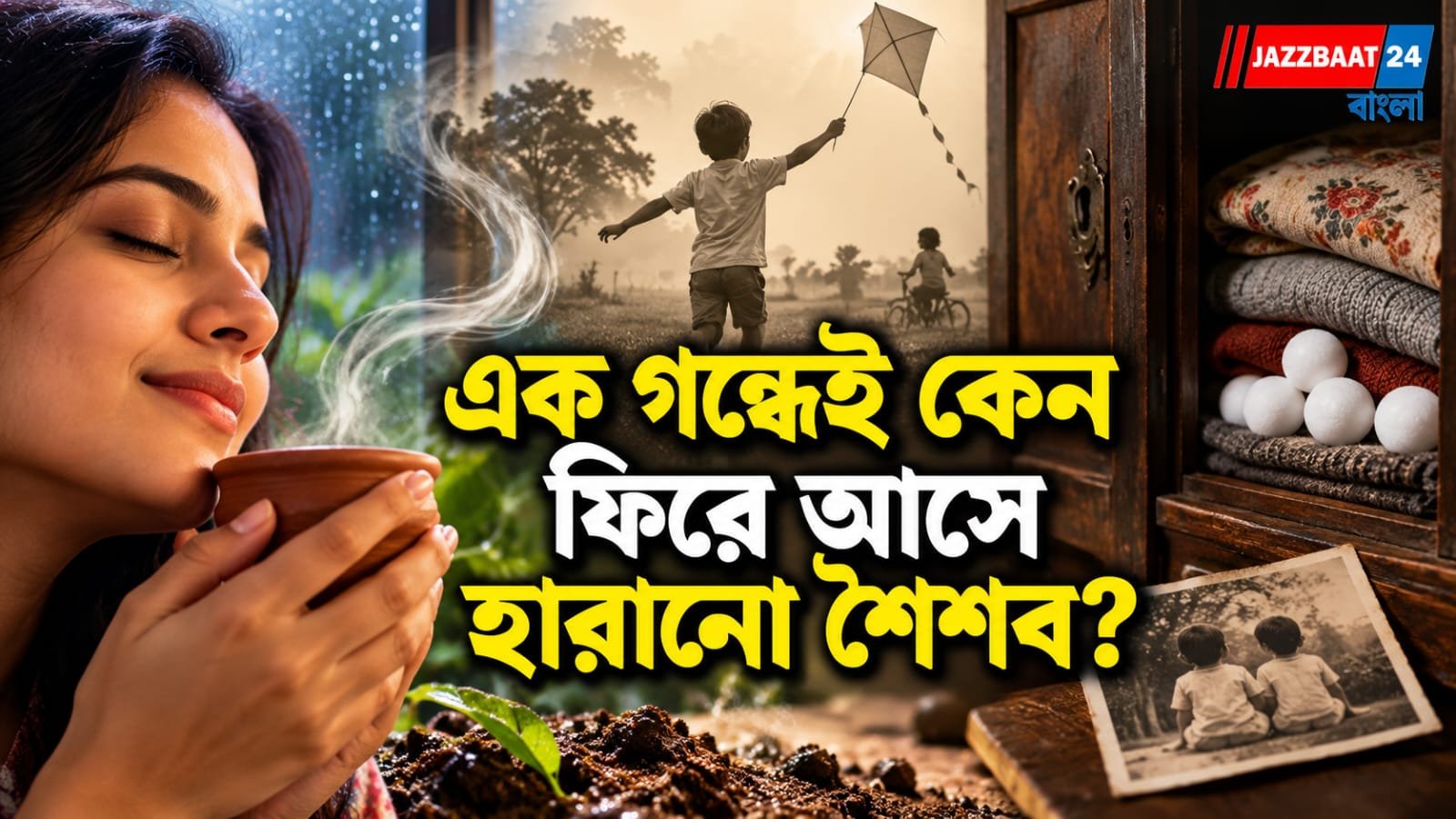 একটা চেনা গন্ধেই হঠাৎ শৈশবে ফিরে যান? জানুন মস্তিষ্কের ‘প্রুস্ত প্রভাব’-এর রহস্য