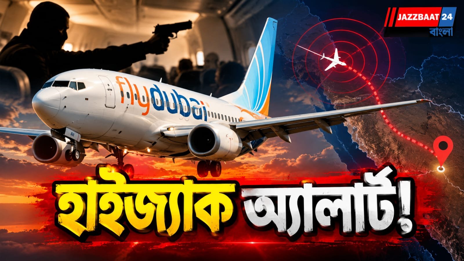 Mid - Air Flight Landing : বড়সড় কোন হাইজ্যাক ছক! হাইজ্যাক এলার্ট সিগন্যাল এয়ার ট্র্যাফিকের