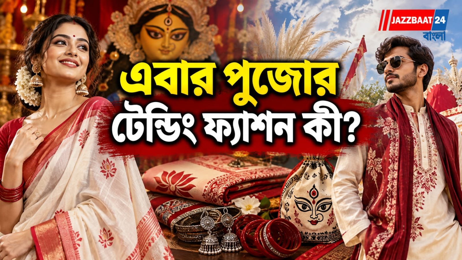 শাড়ি-পাঞ্জাবি এবার পুরনো! এই পুজোয় বাঙালি মাতবে পশ্চিমী ফ্যাশনের এই 'বিশেষ ফিউশন' লুকে