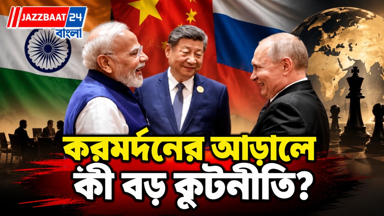একই ফ্রেমে মোদী-শি-পুতিন, হাসি-আলিঙ্গনে জমল রসায়ন! ব্রিক্‌সের মঞ্চে কি বার্তা দিল ‘তিন শক্তি’?