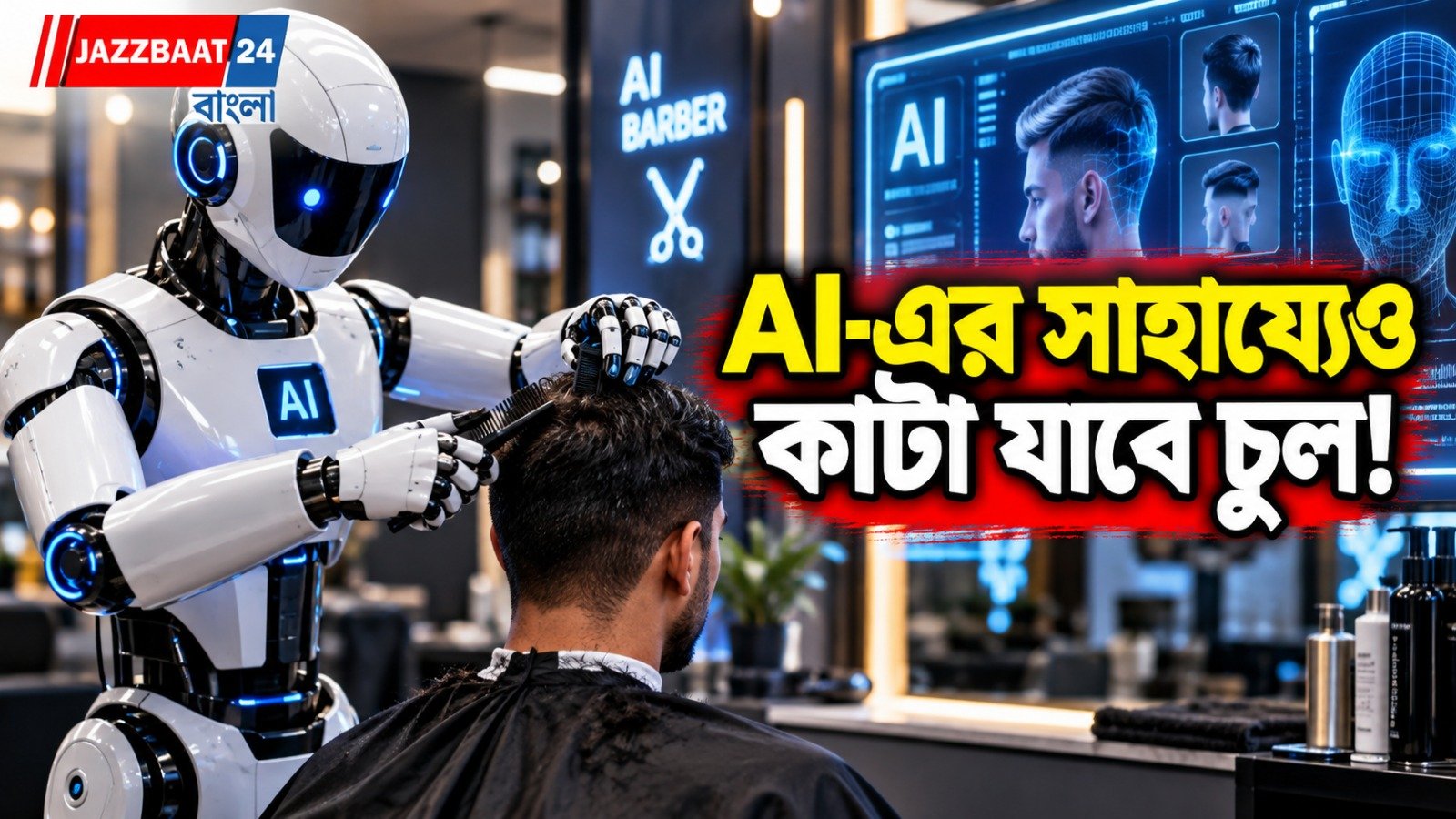 নাপিতের কাছে‘HairGPT’-এর প্রশিক্ষণ নিচ্ছে AI