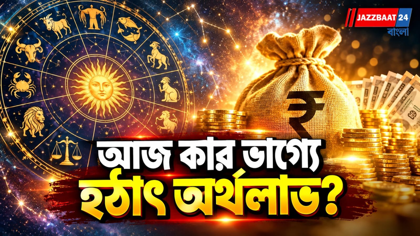 আজ কাদের ভাগ্যে হঠাৎ টাকা, কার জীবনে আসছে বড় মোড়? দেখে নিন ১২ রাশির আজকের রাশিফল