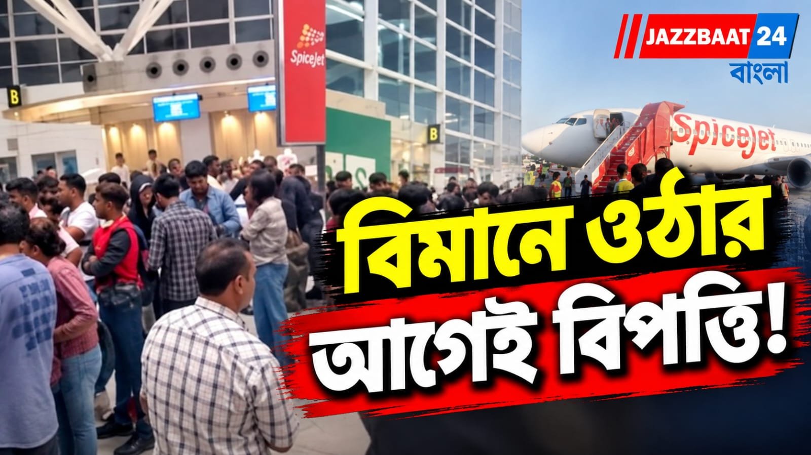 স্পাইসজেটের একাধিক উড়ানে বিভ্রাট