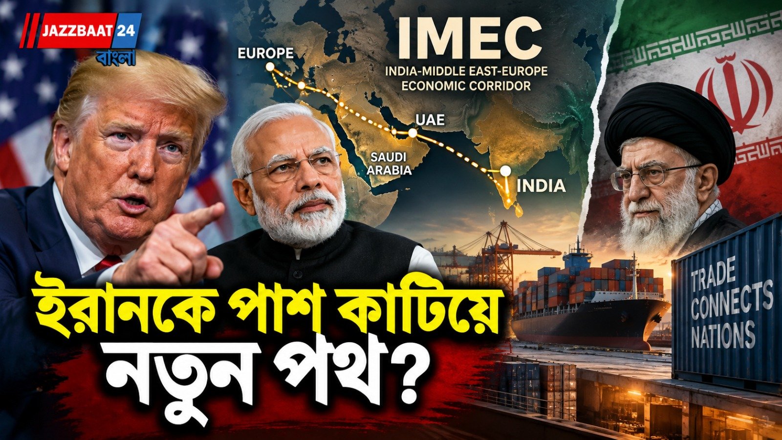 ট্রাম্পের মুখে ভারতের IMEC, বদলে যেতে পারে মধ্যপ্রাচ্যের বাণিজ্যপথ