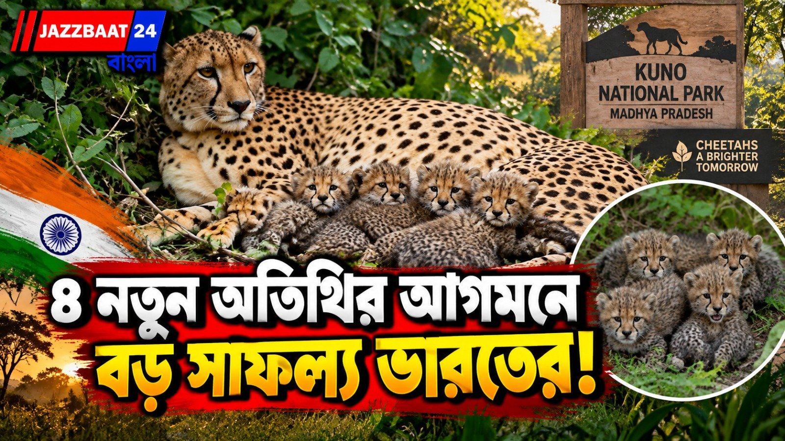 বিদেশ থেকে এসে কুনোয় বংশবিস্তার, মাত্র ৪ বছরেই বড়সড় 'চিতা-সাফল্য' ভারতের