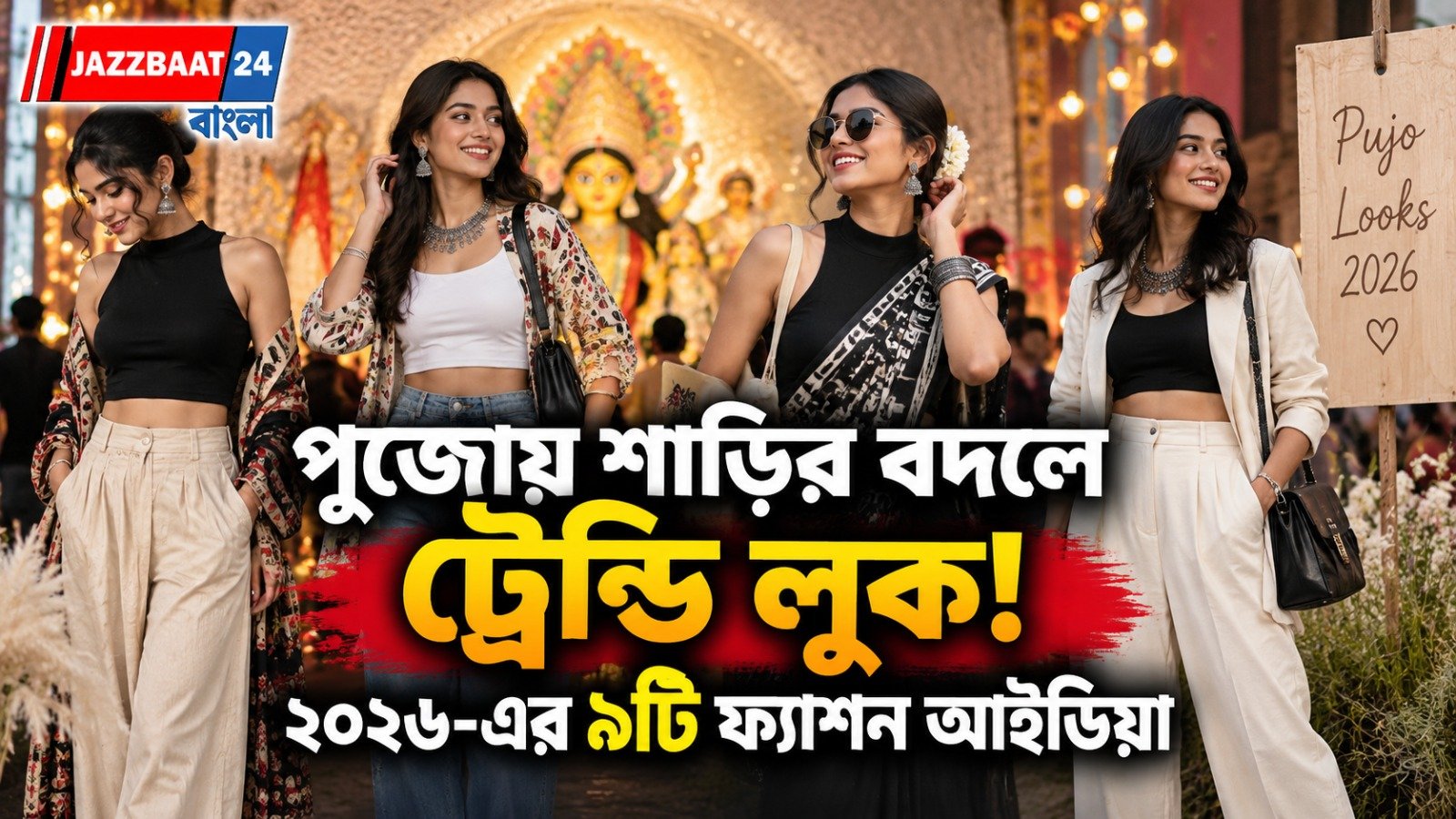 ২০২৬ সালের দুর্গাপূজায় মহিলাদের জন্য ৯টি আধুনিক পোশাকের আইডিয়া