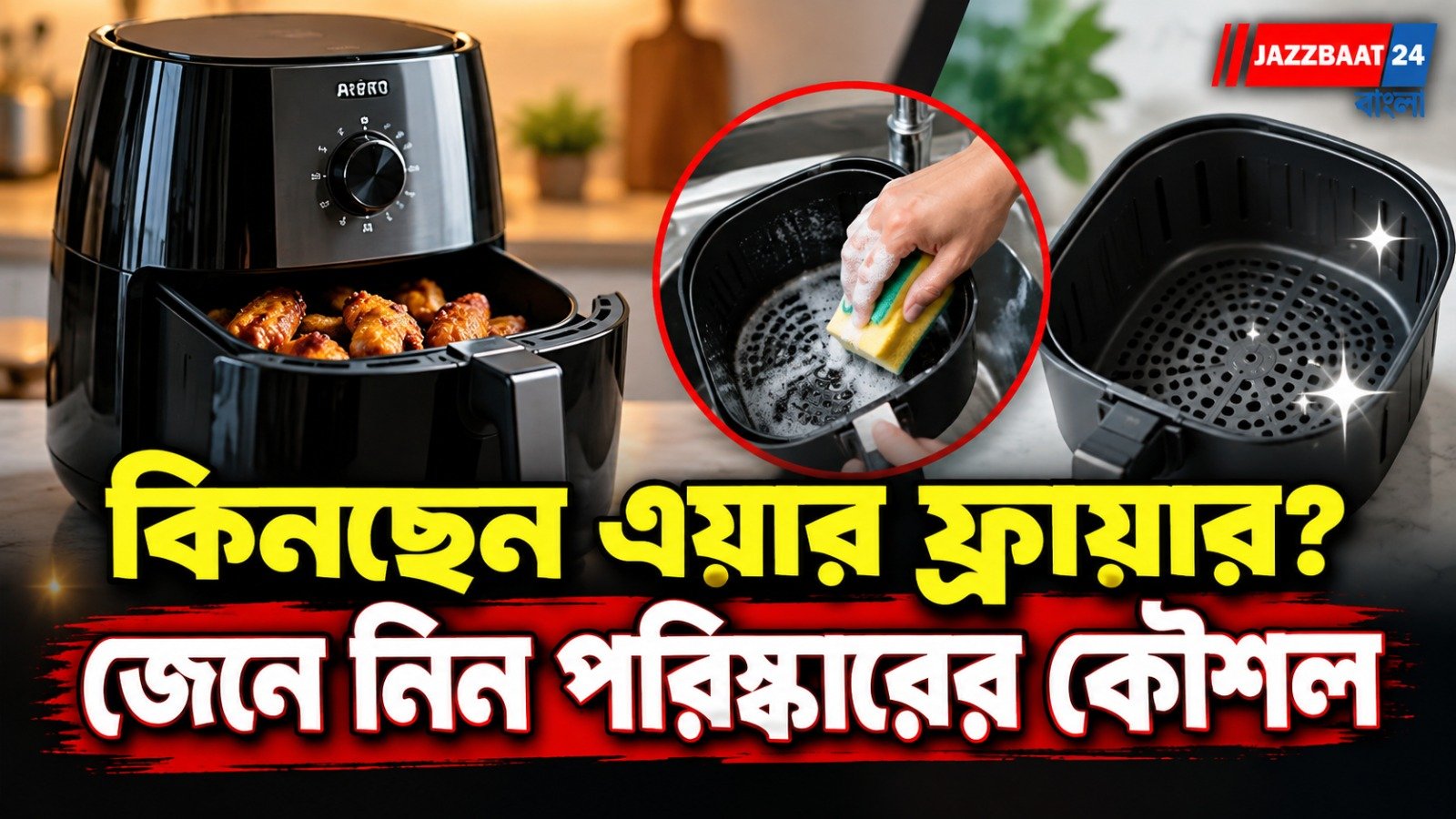 কিনছেন এয়ার ফ্রায়ার? জেনে নিন পরিষ্কারের কৌশল