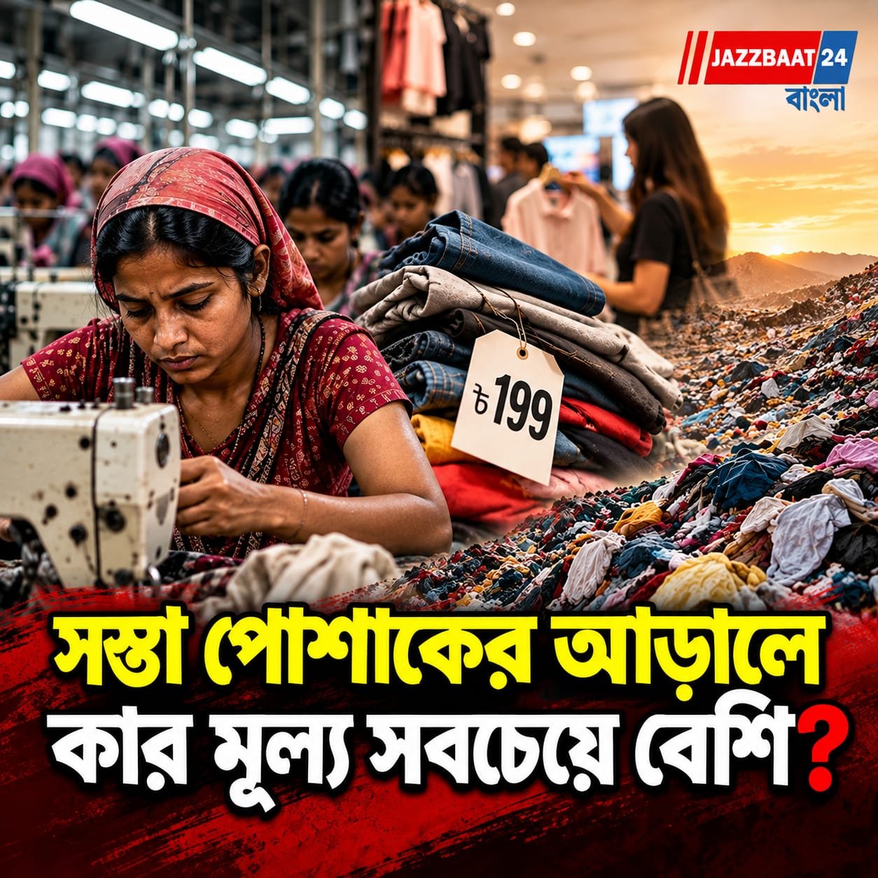 Fast fasion: সস্তা পোশাকের আড়ালে কার মূল্য সবচেয়ে বেশি?