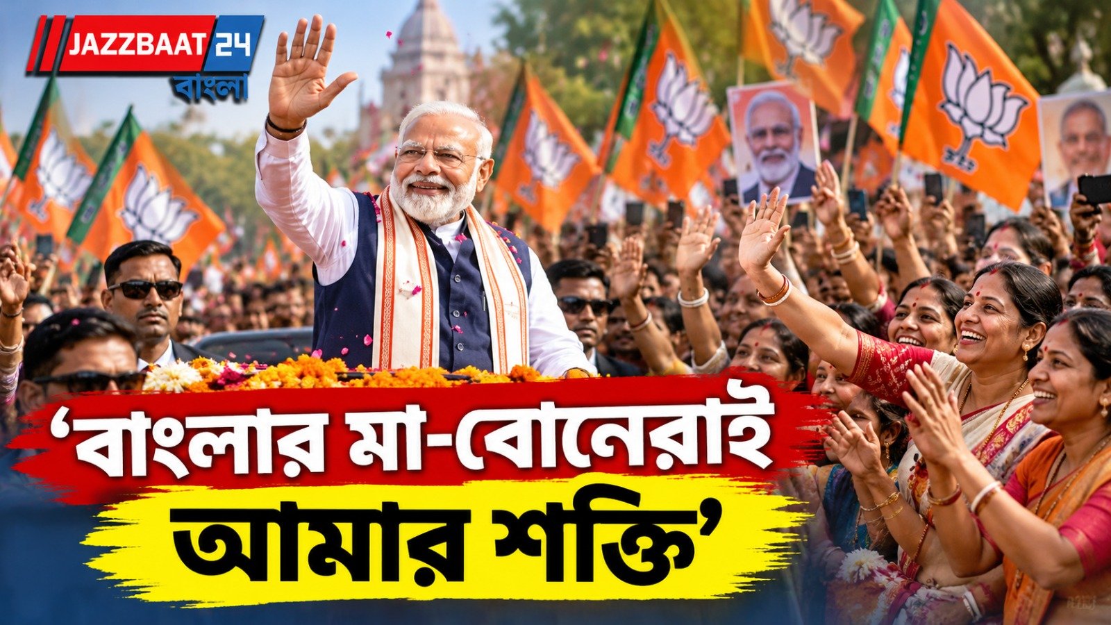 অন্নপূর্ণার মঞ্চে আবেগঘন মোদী, সঙ্গে বড় ঘোষণা কারিগরদের জন্য