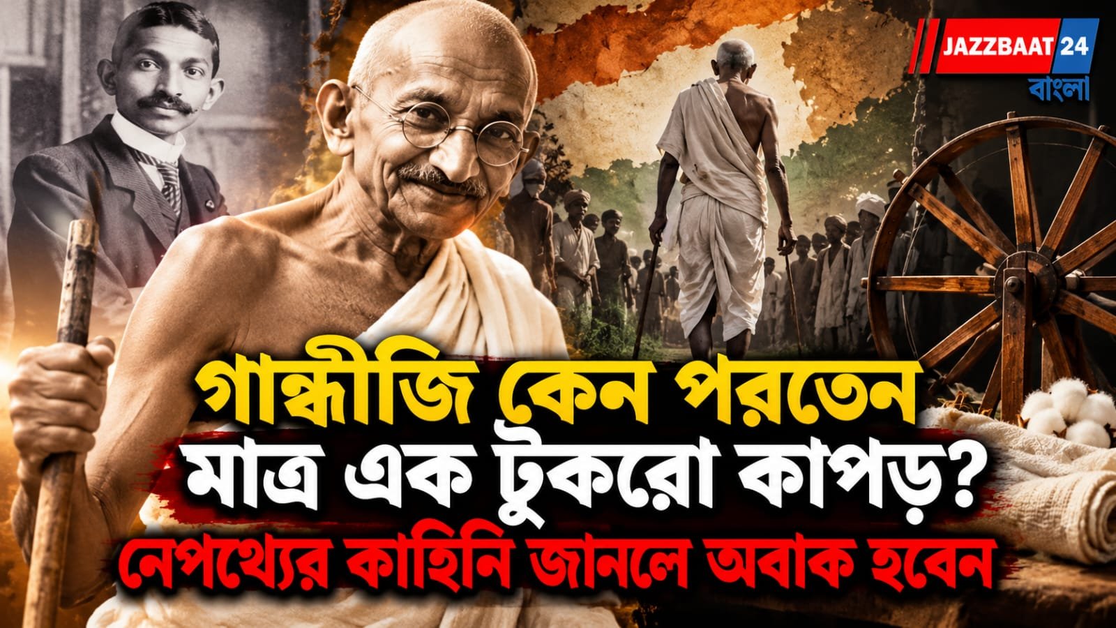 গান্ধীজি কেন পরতেন মাত্র এক টুকরো কাপড়? নেপথ্যের কাহিনি জানলে অবাক হবেন