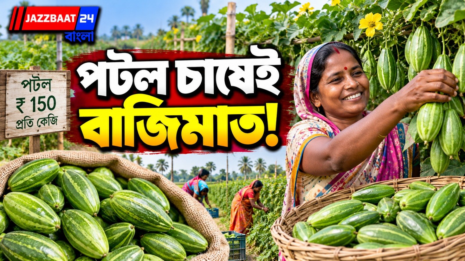২.৫ একর জমিতে পটল চাষ, কেজিতে ১৫০ টাকা! এভাবেই ভাগ্য বদলাল মহিলা কৃষকের