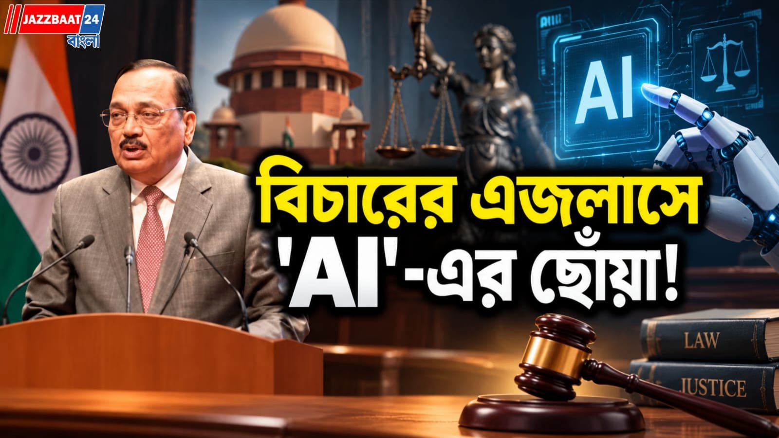 একই মঞ্চে দেশ-বিদেশের শীর্ষ বিচারপতিরা, দিল্লির মহাসম্মেলনে মধ্যমণি ভারতের সূর্য কান্ত