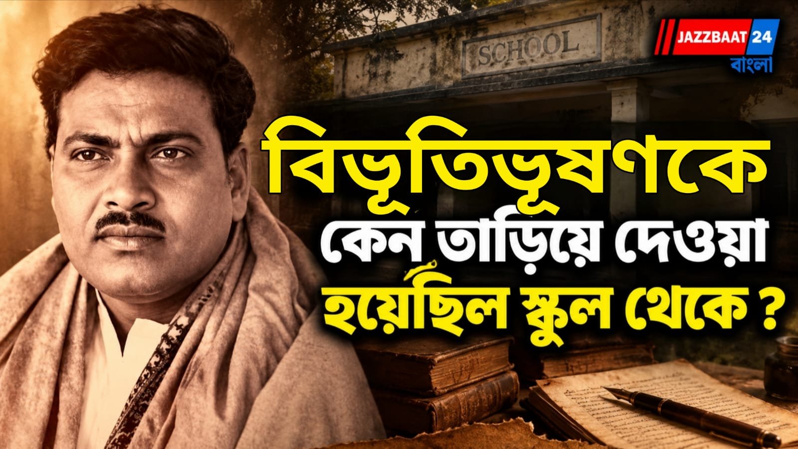 ‘ভূত-প্রেতের খেলা’ নাকি অন্য ষড়যন্ত্র? যে অপবাদে স্কুল ছাড়তে হয়েছিল বিভূতিভূষণকে