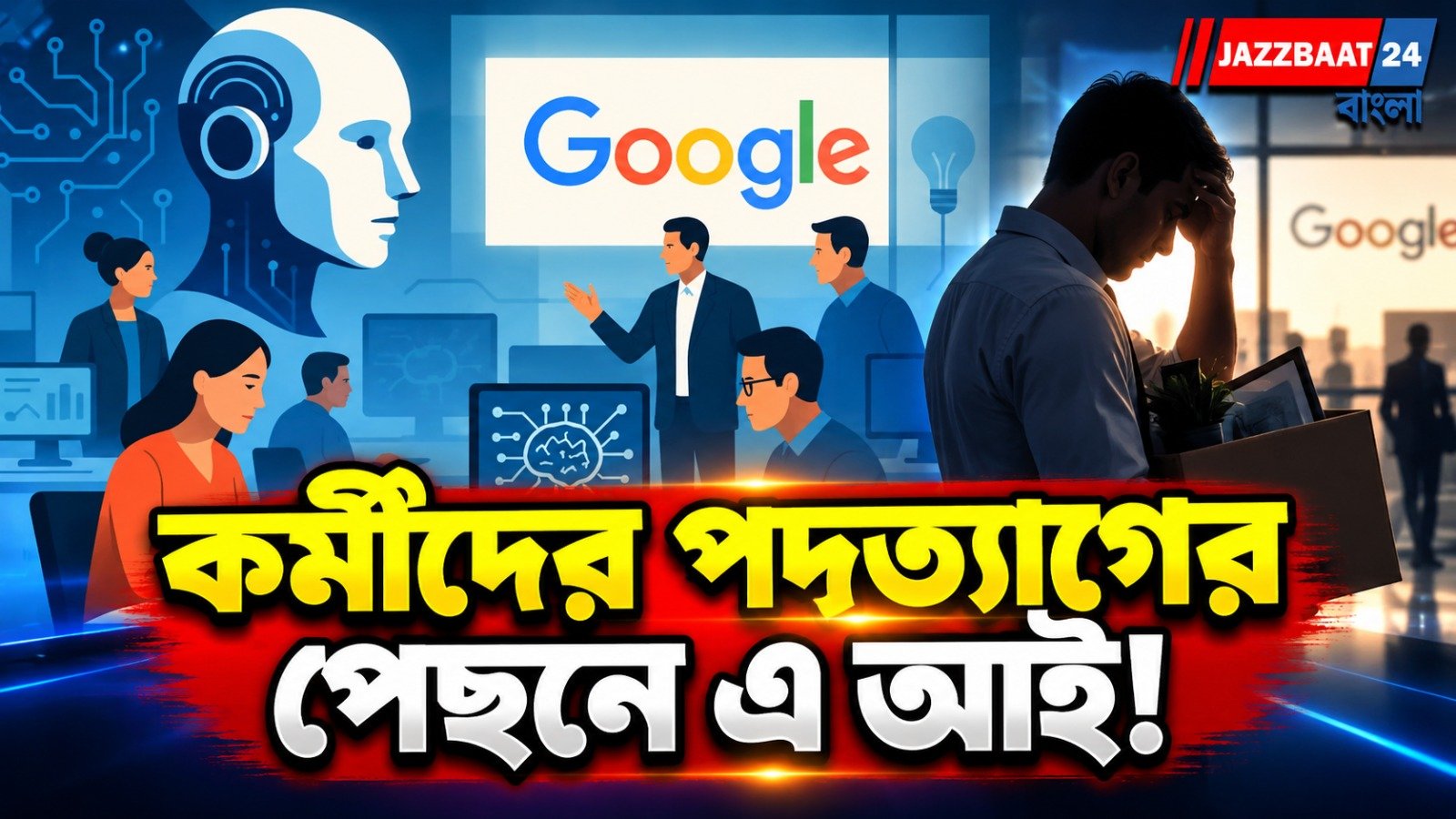 এ আই-য়ের কারণে কর্মক্ষেত্রে আশঙ্কা, গুগলের চাকরি ছাড়লেন কর্মী
