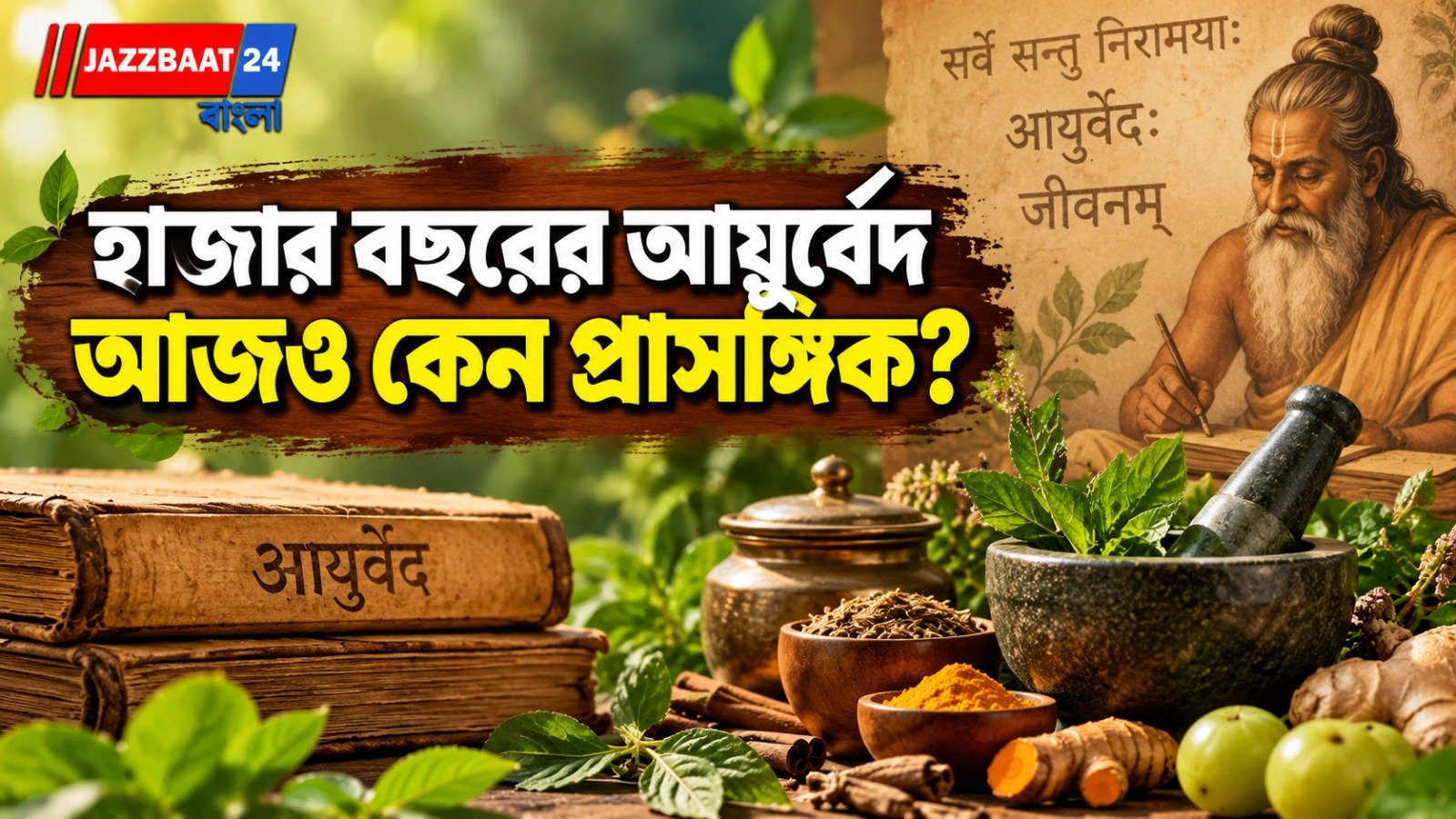 আয়ুর্বেদ দিবস: ঐতিহ্য, বিজ্ঞান ও সুস্থ ভবিষ্যতের সন্ধানে