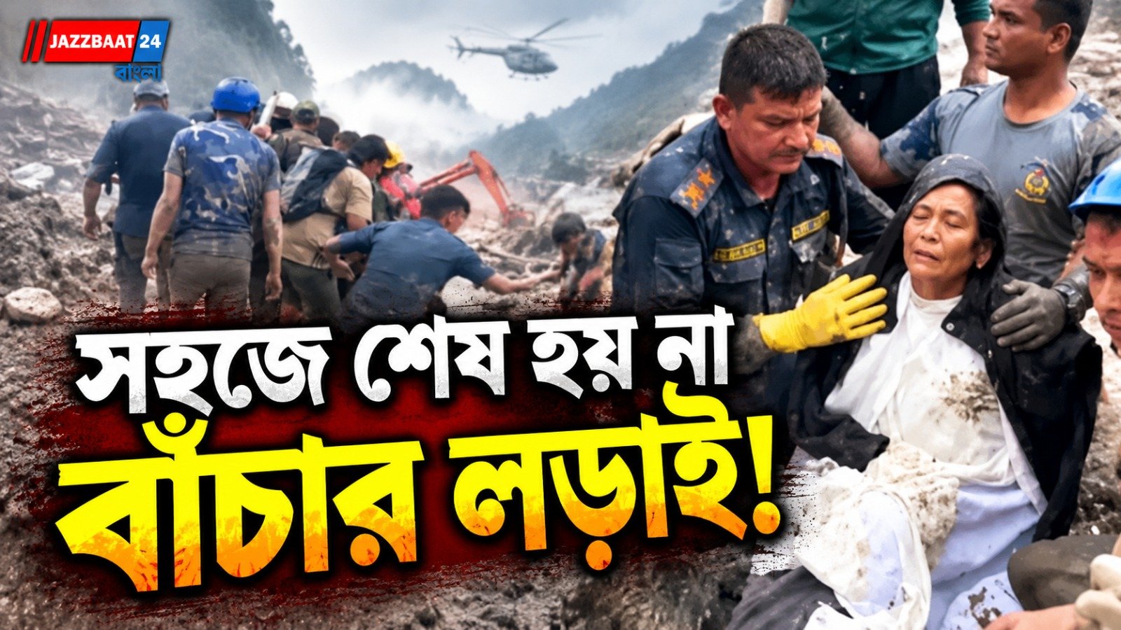 সহজে শেষ হয় না বাঁচার লড়াই! প্রৌঢ়ার ‘অলৌকিক’ উদ্ধারে আশার আলো দেখছে নেপাল