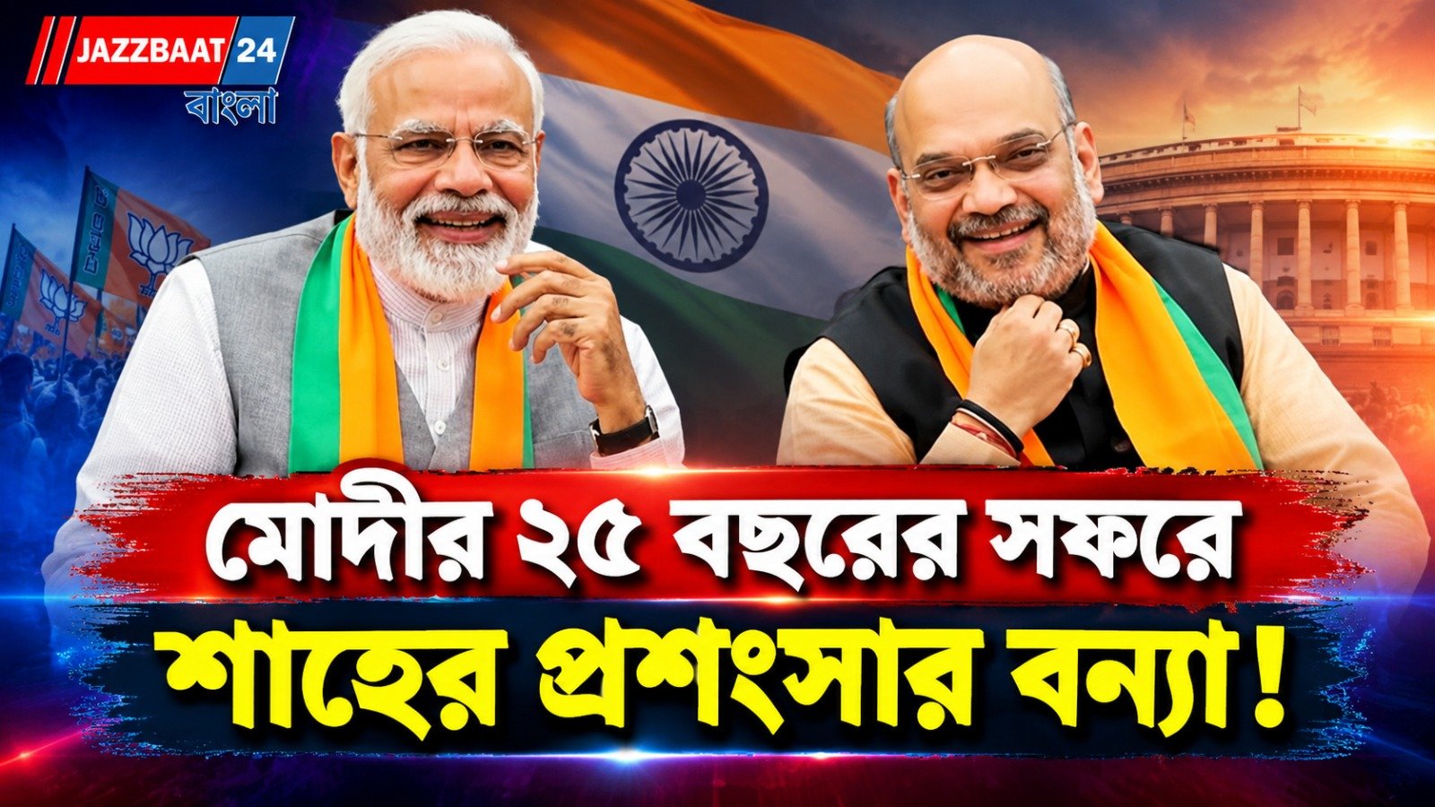 ‘চায়ের দোকান থেকে প্রধানমন্ত্রীর আসন’, মোদীর ২৫ বছরের যাত্রায় আবেগঘন শাহ
