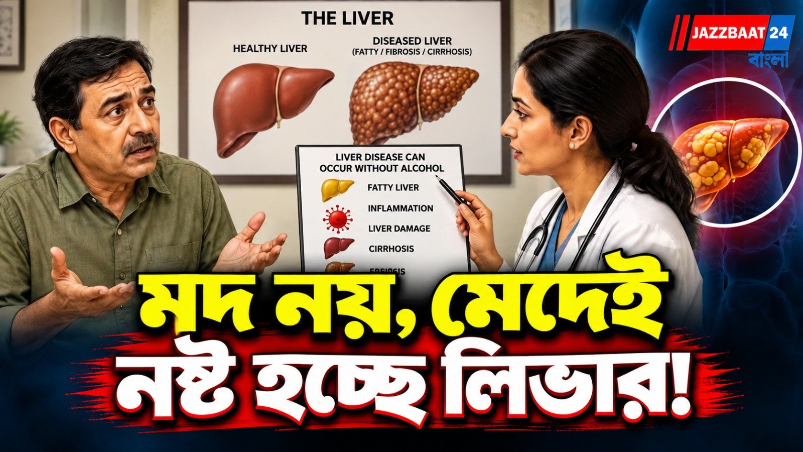 মদে ছুঁয়েও দেখেননি, তবু লিভার নষ্ট ! নেপথ্যে কোন ‘নীরব’ শত্রু?