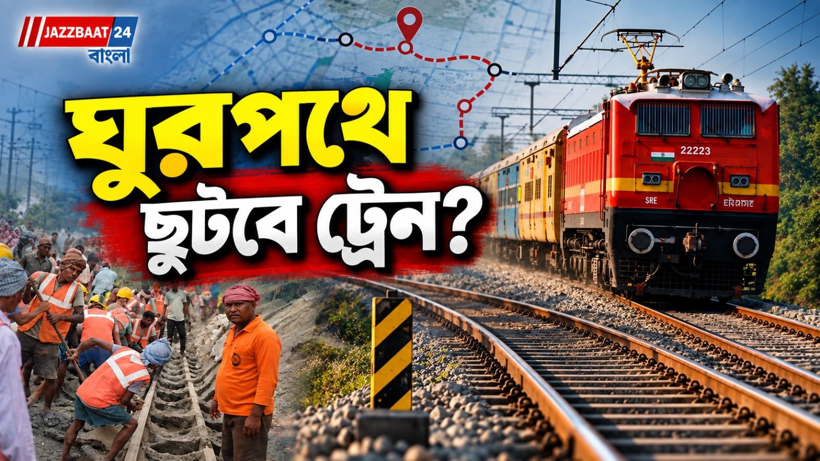 ফরাক্কায় আপ লাইনে পরিষেবা স্থগিত, ঘুরপথে উত্তরবঙ্গের একগুচ্ছ দূরপাল্লার গাড়ি