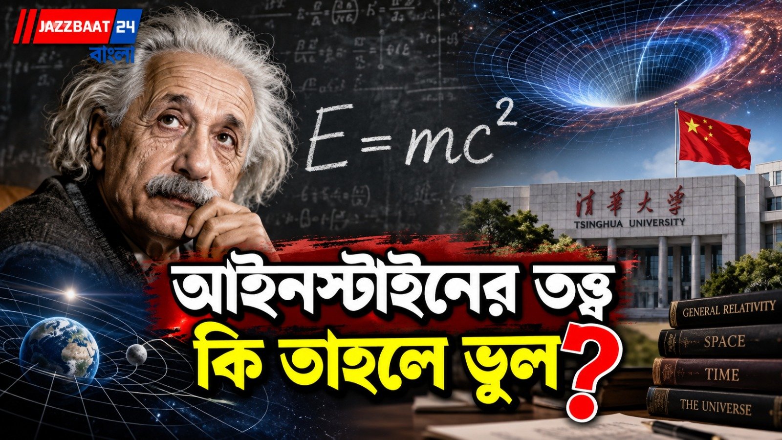 একশ বছর পর চীনের এক ইউনিভার্সিটিতে ভুল প্রমাণিত হলেন আইনস্টাইন