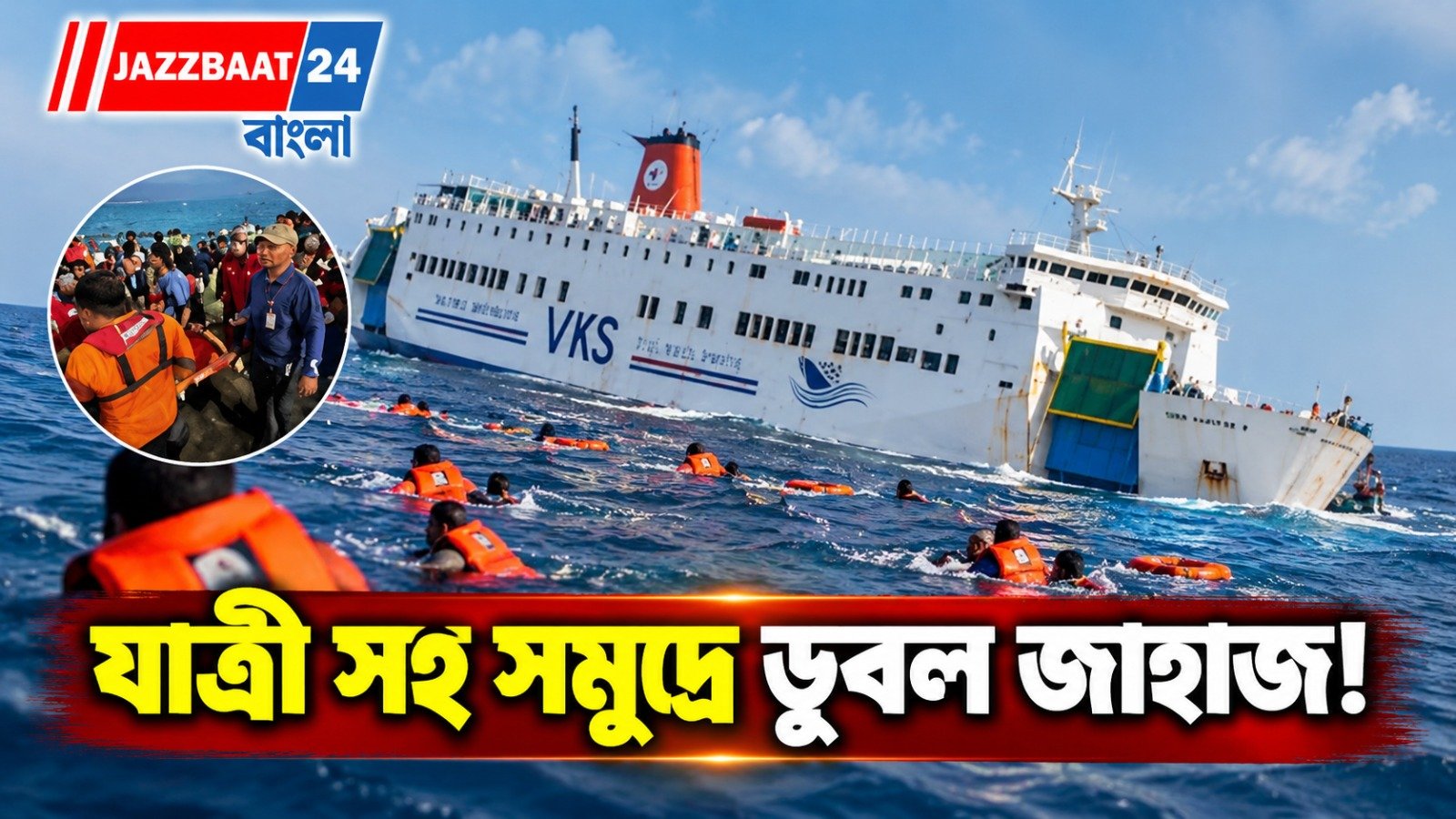 জাভা সাগরে ভয়াবহ দুর্ঘটনা, নিখোঁজ ১৩০ জন যাত্রী, চলছে উদ্ধারকাজ