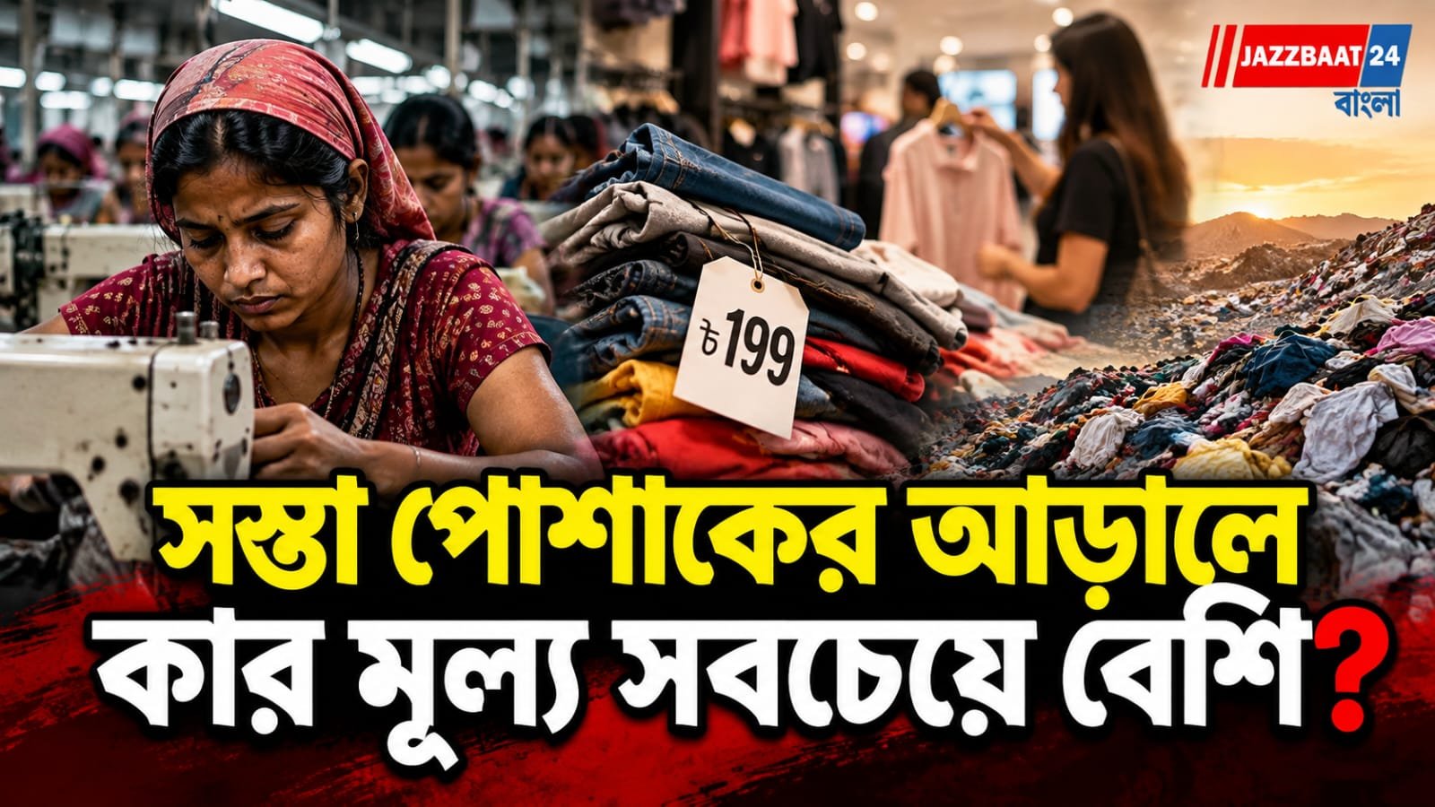 Fast fasion: সস্তা পোশাকের আড়ালে কার মূল্য সবচেয়ে বেশি?
