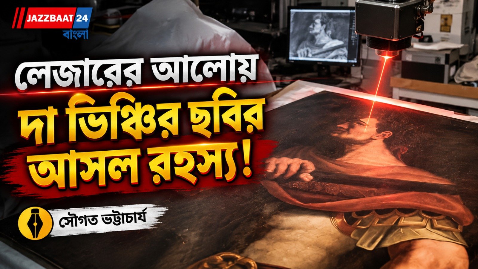 সত্য নাকি জাল : লেজার প্রযুক্তির আলোয় দ্যা ভিঞ্চির রহস্যময় চিত্রকর্ম