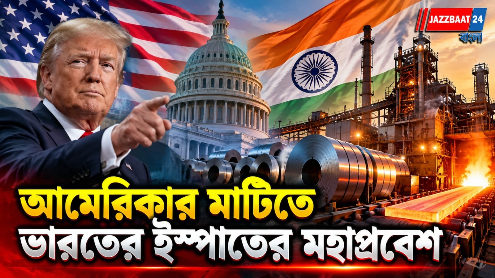 আমেরিকায় ভারতের ₹১.৫ লক্ষ কোটির বাজিমাত! ট্রাম্পের সামনে Essar-এর মহাপ্রকল্পে বদলে যাবে ইস্পাতের দুনিয়া