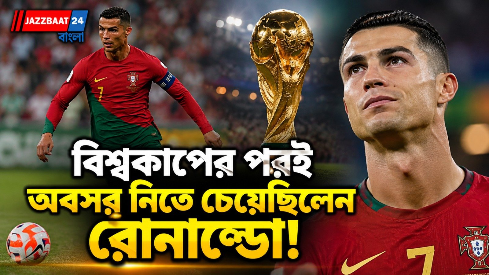 মেসির পর এ বার সিআর সেভেন, অবসর নিয়ে বড় বার্তা পর্তুগিজ মহাতারকার
