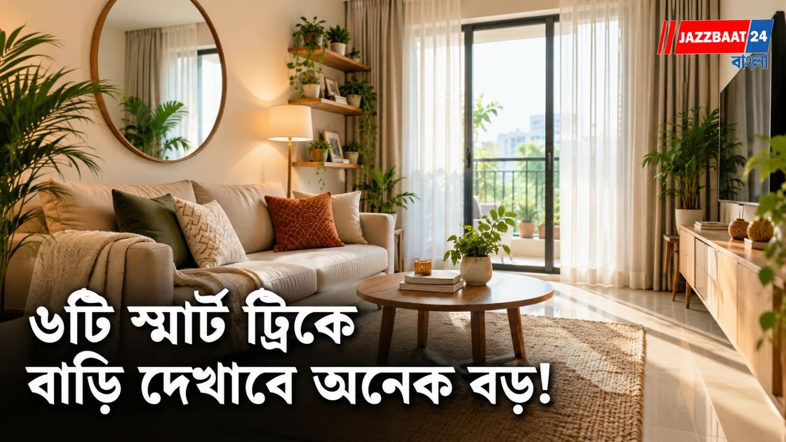ছোট ঘরেই হাঁসফাঁস? এই ছোট ঘরকে বড় দেখানোর ৬ কৌশল