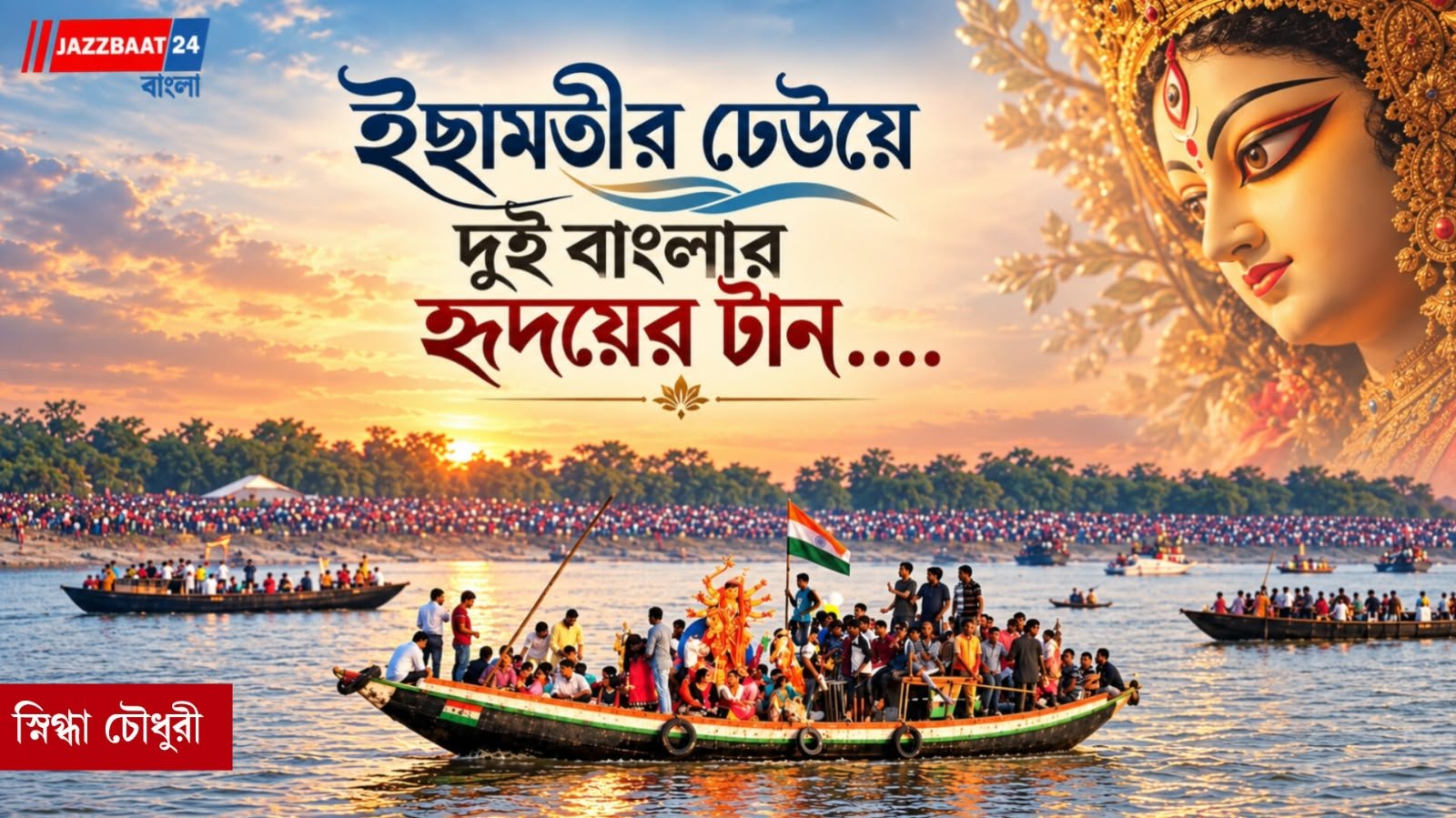 সীমান্তের এপার-ওপার, মাঝখানে নদীর টান, ইছামতীর ঢেউয়ে ভাসে দুই বাংলার প্রাণ
