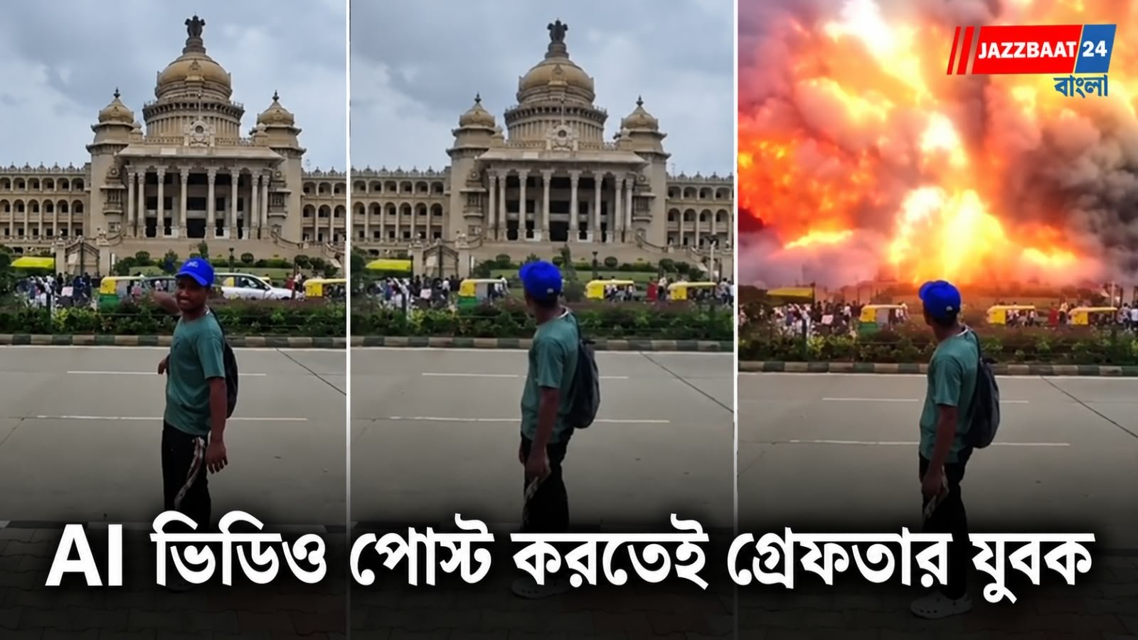 Viral: AI দিয়ে বিধান সৌধে বিস্ফোরণের ভুয়ো ভিডিও! সোশ্যাল মিডিয়ায় পোস্ট করেই গ্রেফতার বিহারের যুবক