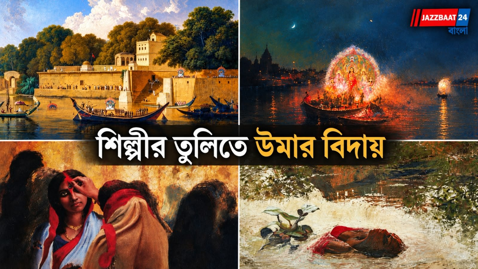 টমাস ডানিয়েল থেকে গগনেন্দ্রনাথের তুলিতে বিসর্জনের আখ্যান