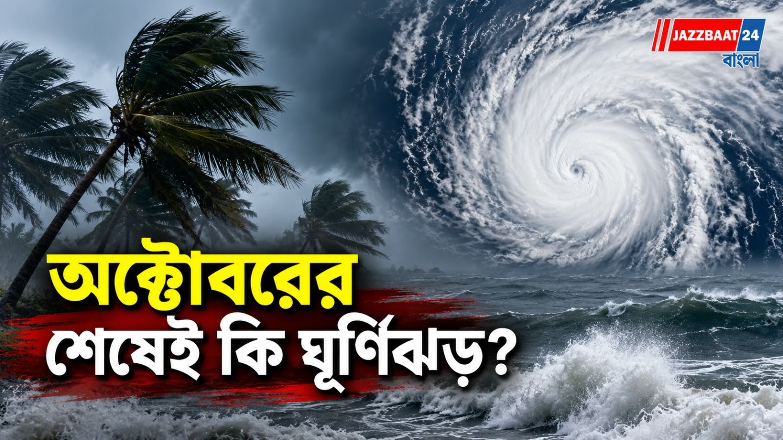 বঙ্গোপসাগরে ঘনীভূত নিম্নচাপ! অক্টোবরের শেষেই ঘূর্ণিঝড়ের আশঙ্কা, নজরে আবহাওয়া দফতর