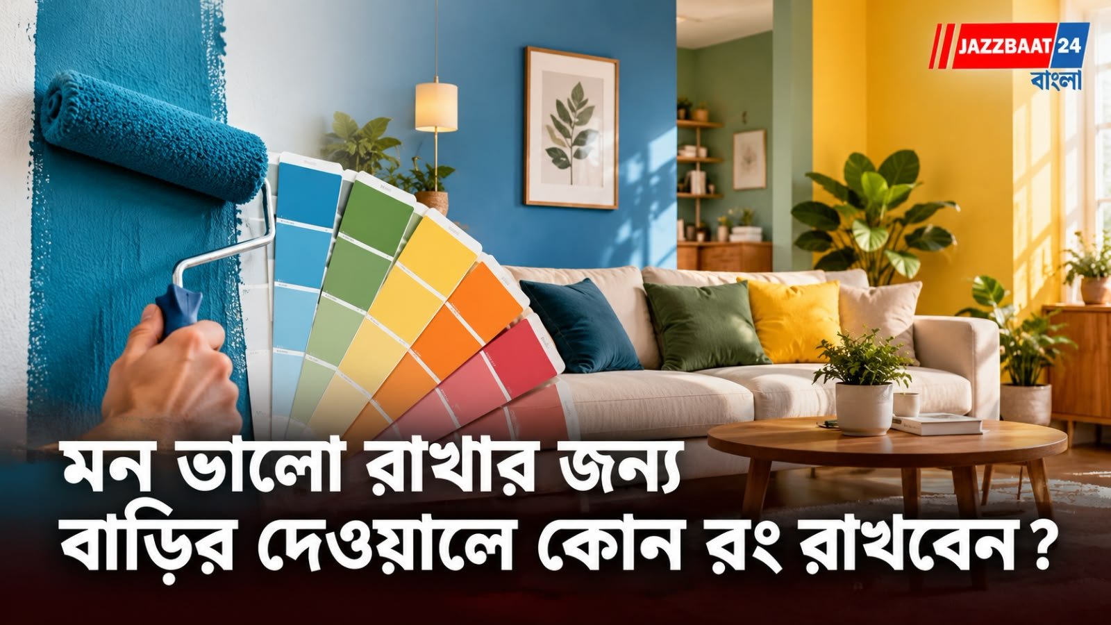 সবুজ, নীল না হলুদ? ঘরের রং কীভাবে মনের অনুভূতিতে প্রভাব ফেলে?