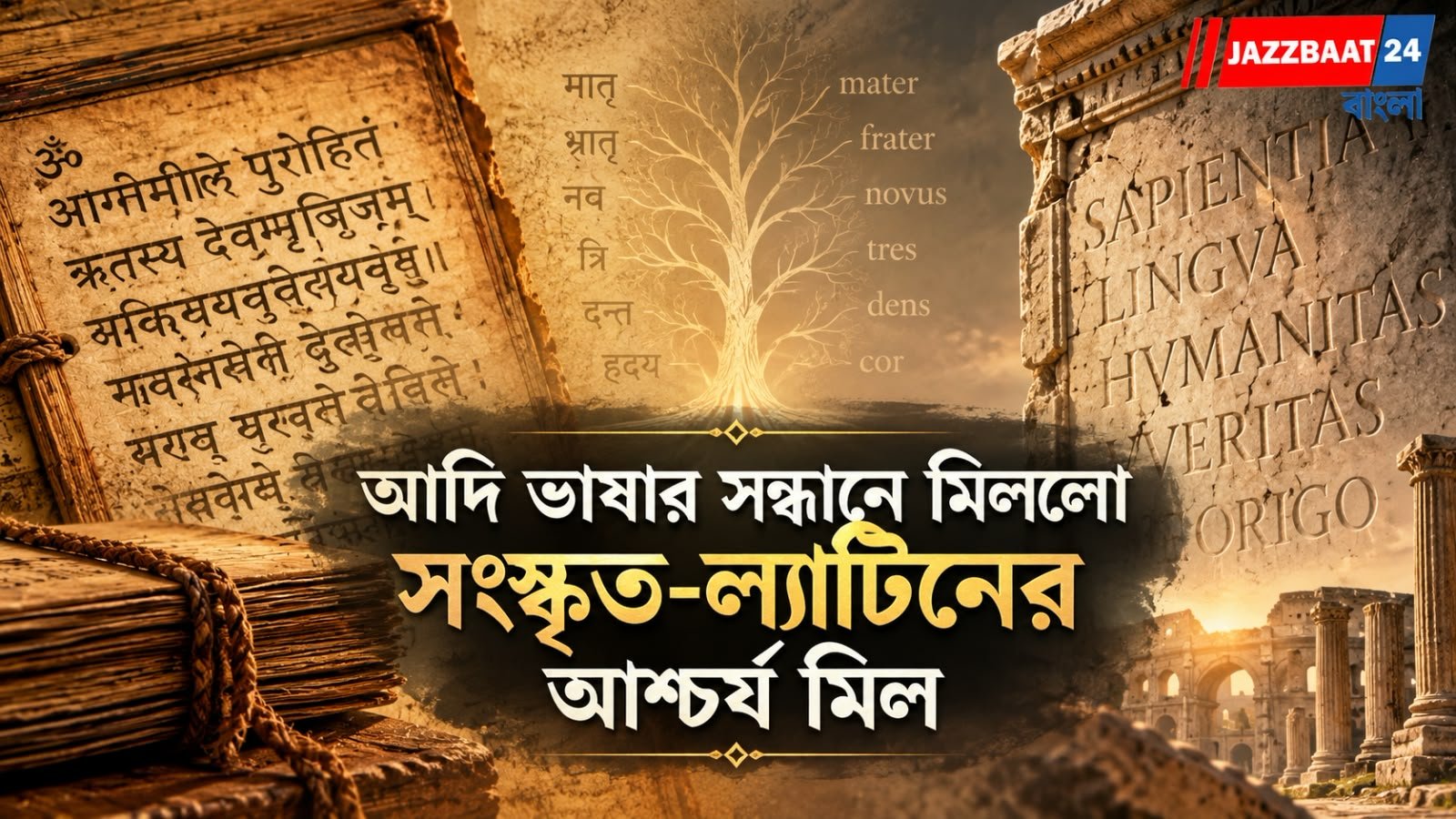 সংস্কৃত ও ল্যাটিনের আশ্চর্য আদিম মিল! কিভাবে একই আদি ভাষা থেকে জন্ম বাংলা, ইংরেজি-সহ বহু ভাষার?
