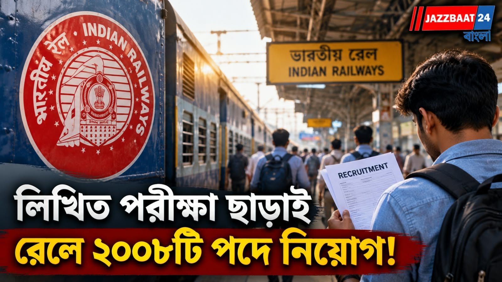 Railway Recruitment: দশম ও আইটিআই পাশ হলেই আবেদন, শেষ তারিখ কবে?