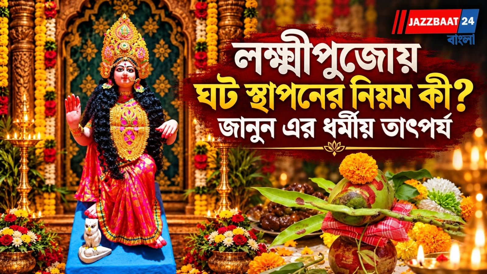 Lakshmi Puja: লক্ষ্মীপুজোয় ঘট স্থাপনের নিয়ম কী? জানুন এর ধর্মীয় তাৎপর্য