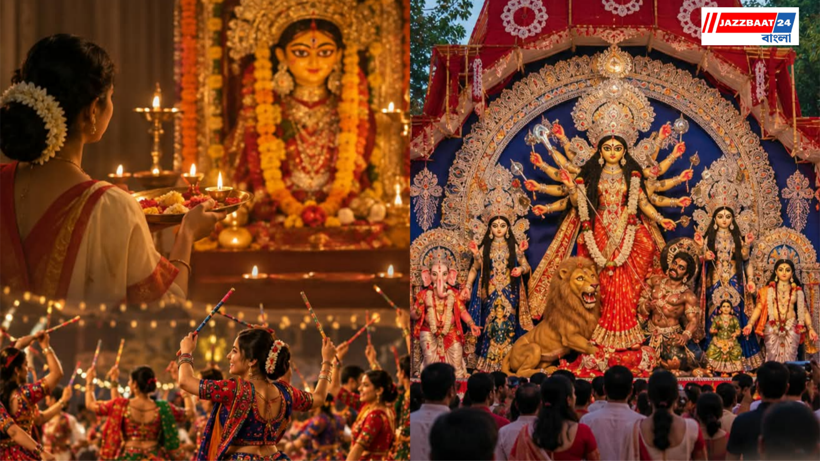 দুর্গাপুজো বনাম নবরাত্রি—একই দেবী, দুই ভিন্ন উৎসব?