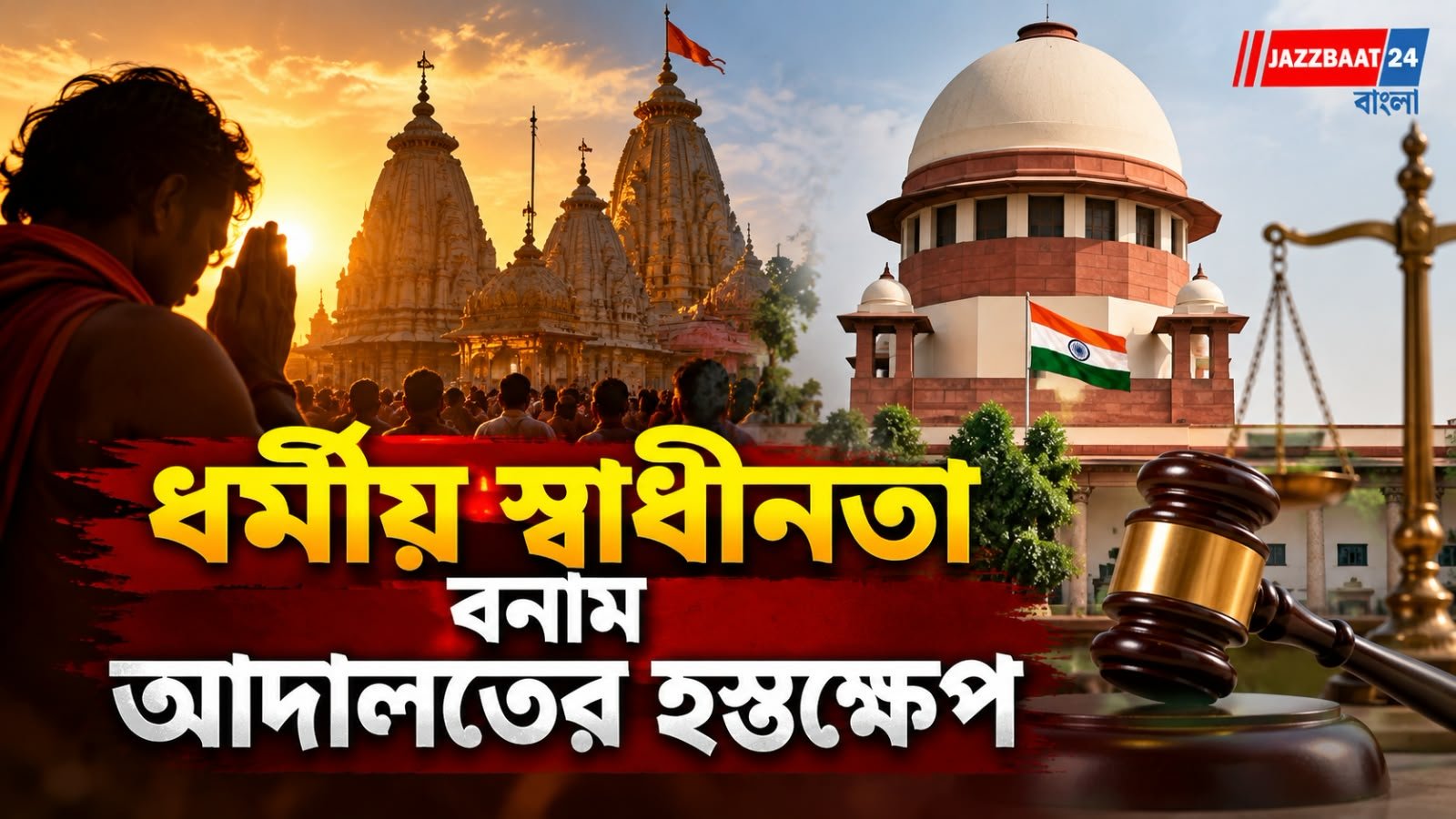 সংবিধানের ২৫ ও ২৬ নম্বর অনুচ্ছেদ অনুযায়ী ধর্মীয় আচার-অনুষ্ঠানে আদালতের হস্তক্ষেপ কতটা যুক্তিসঙ্গত?