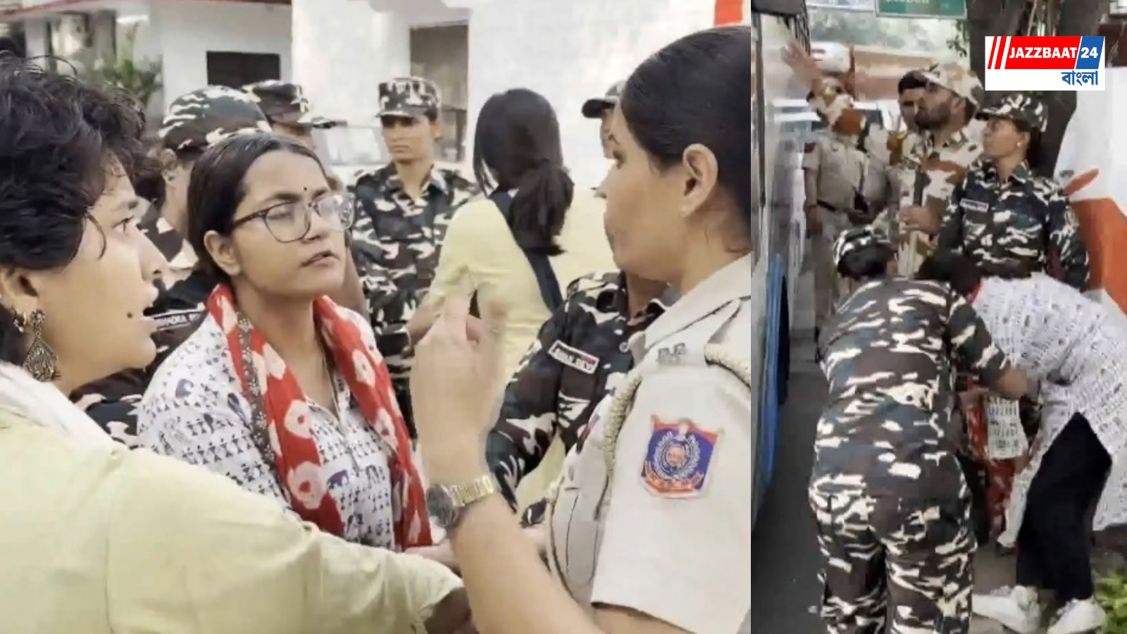 CJPProtest: ধৌলা কুয়ায় বিক্ষোভের আগেই ধরপাকড়, মহিলা কন্টেন্ট ক্রিয়েটরদের বাসে তুলল পুলিশ